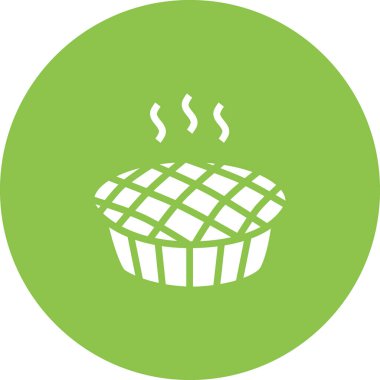 balkabağı pastası, basit çizim tasarımı 