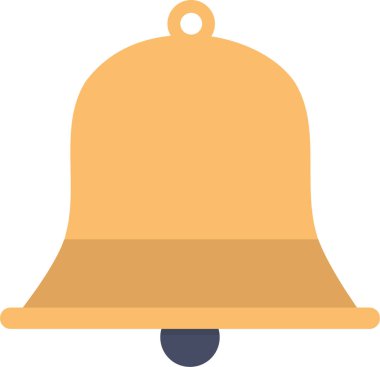 Zil. Web simgesi basit illüstrasyon