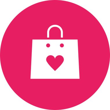 Alışveriş çantası. Basit resimleme