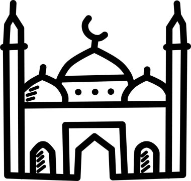 Cami. Web simgesi basit tasarım