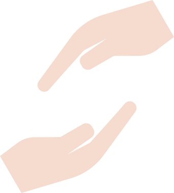 Bir kadının el hareketiyle.