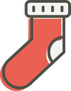 Yılbaşı çorabı. Basit tasarım