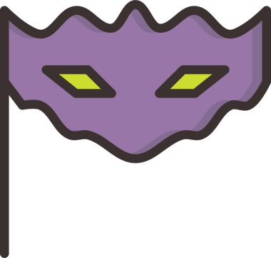 carnival mask icon vector design