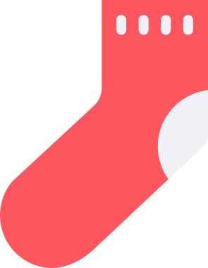 Yılbaşı çorabı. Basit resimleme