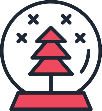 Yılbaşı ağacı. Basit tasarım