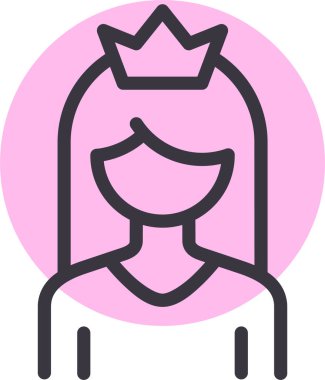 avatar düz vektör simgesi