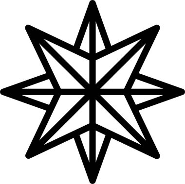 Yıldız. Web simgesi basit illüstrasyon