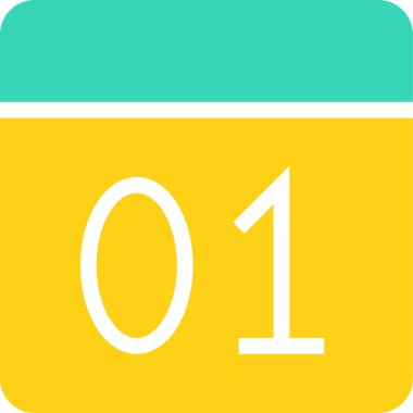 takvim, yeni yıl konsepti, basit tasarım