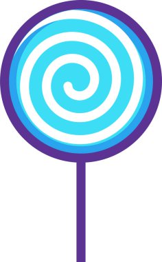 Şeker. Web simgesi basit tasarım