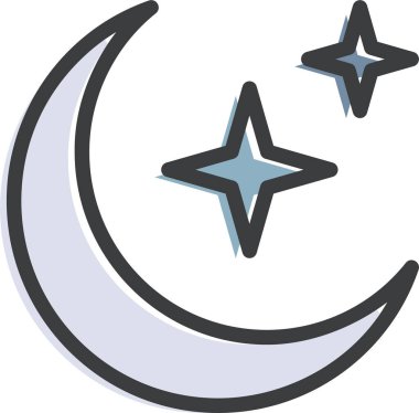 yıldız simgesi vektör illüstrasyonu