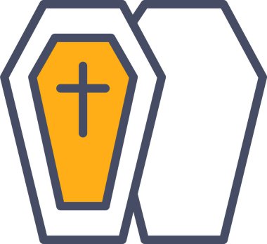 Tabut. Web simgesi basit illüstrasyon