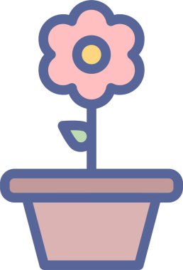 Saksı. Basit tasarım