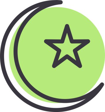 yıldız simgesi vektör illüstrasyonu