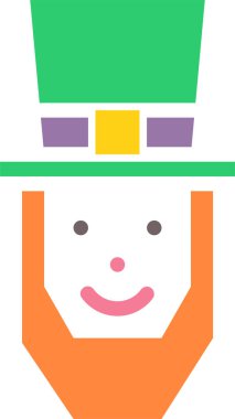 Aziz Patrick 'in şapkası, vektör çizimi.