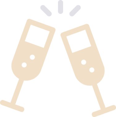 Bir karikatür bardak suyun vektör çizimi