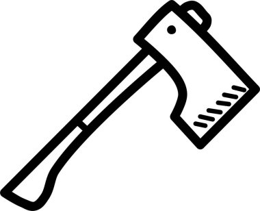 Balta. Web simgesi vektör illüstrasyonu