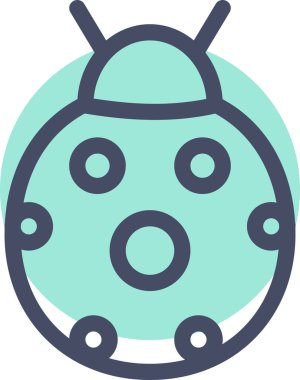 Tatlı bebek. Basit resimleme