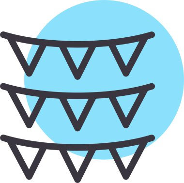 Katı bir simge ve bir sandalye.