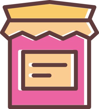 Kitap. Web simgesi basit illüstrasyon