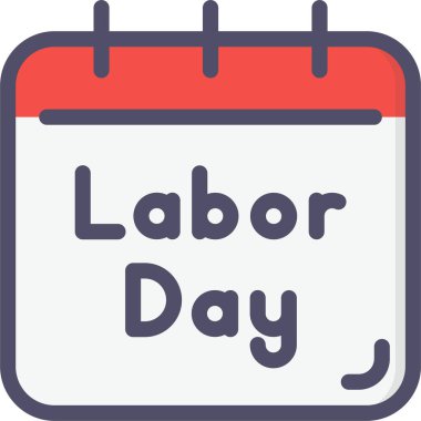 Takvim simgesi vektör illüstrasyonu