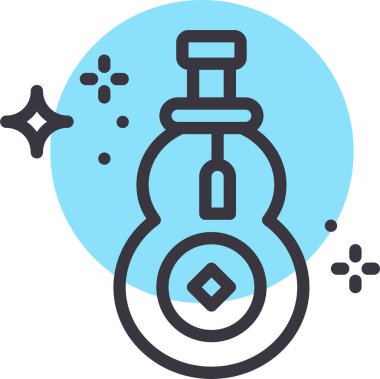 Parfüm. Web simgesi basit tasarım