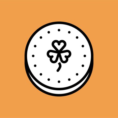 Yonca. Web simgesi basit tasarım 