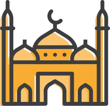 Cami. Web simgesi basit tasarım