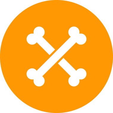 vector illustration of a bones