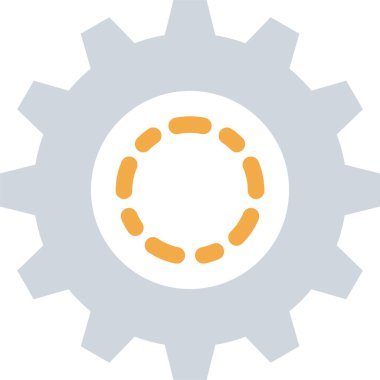 Çarklı. Web simgesi basit illüstrasyon