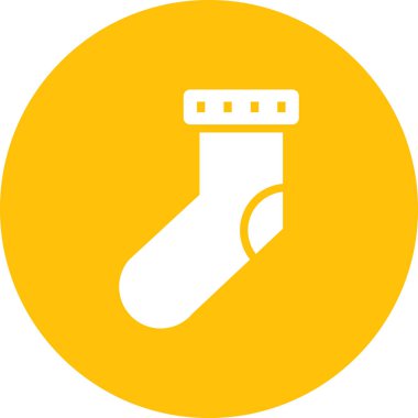 Noel Çorabı Düz Simgesi