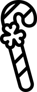 Aziz Patrick Günü, baston baston, vektör çizimi