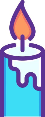 bir erkek bebeğin mor ve mavi vektör çizimi