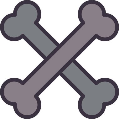 vector illustration of a bones