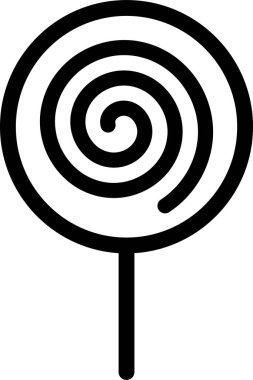 Lolipop. Web simgesi basit illüstrasyon