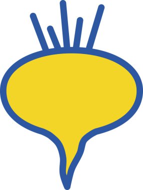 Çizgi film simgesinin vektör çizimi