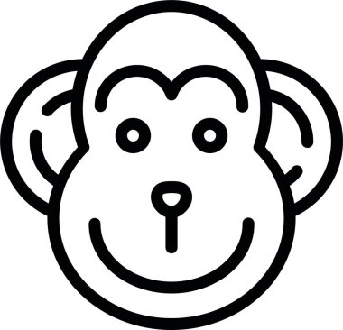 sevimli ayı hayvan yüzlü ifade vektör illüstrasyonu