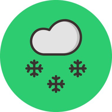 Kışın kar, Noel konsepti, basit tasarım