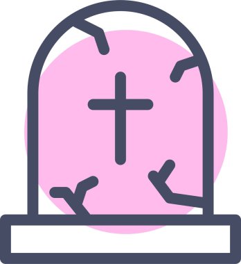 Kiliseye. Web simgesi basit illüstrasyon