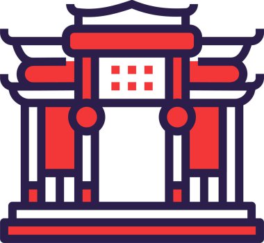 Bina. Web simgesi basit tasarım