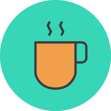 kahve fincanı vektör simgesi