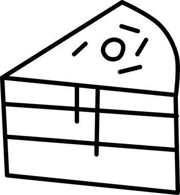 party and birthday, cake dessert vector illustration