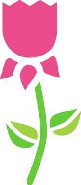 Papyonlu bir çiçeğin çizimi