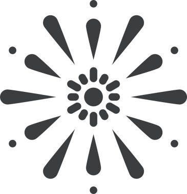 Havai fişek, festival konseptinin vektör çizimi 