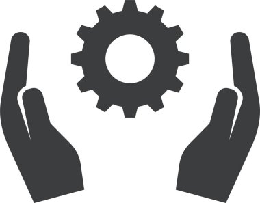 Seo simgesinin vektör illüstrasyonu