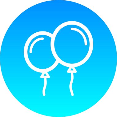 balonlar vektör illüstrasyonu, kutlama konsepti