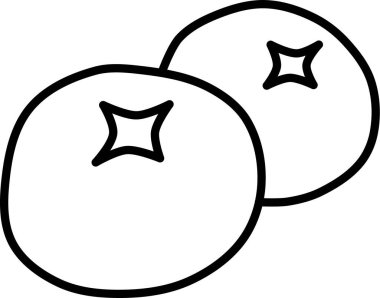 Tatlı bir karikatür yemeğinin vektör çizimi