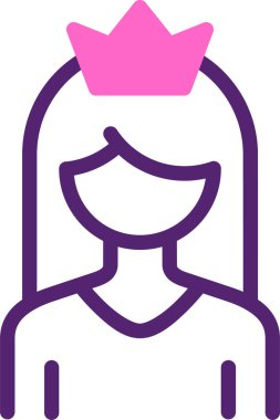 Tek boynuzlu at. Web simgesi basit illüstrasyon