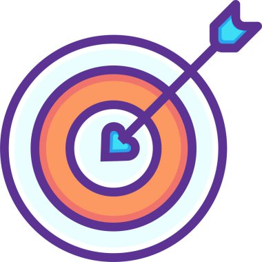 hedef simge vektör çizim grafiği