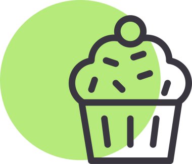 Tatlım. Web simgesi basit tasarım