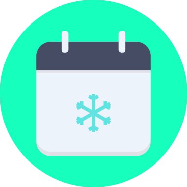 Modern b takviminin vektör illüstrasyonuName